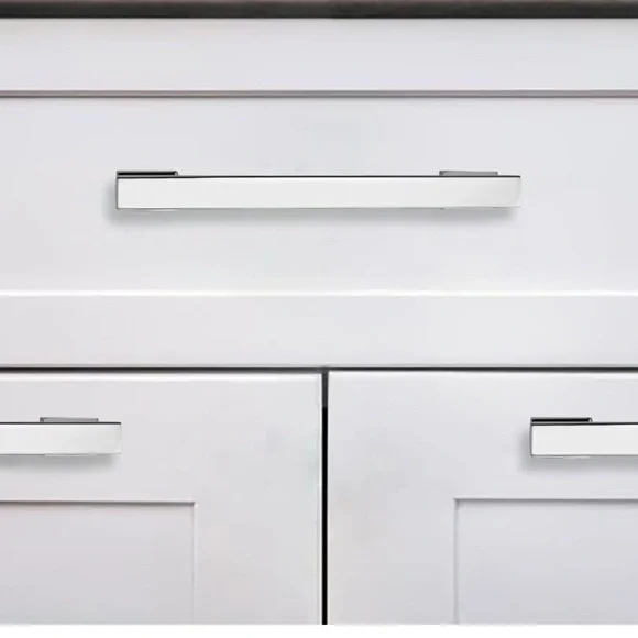 Sleek Silver Cabinet Handles (057) - Picture 4 of 5